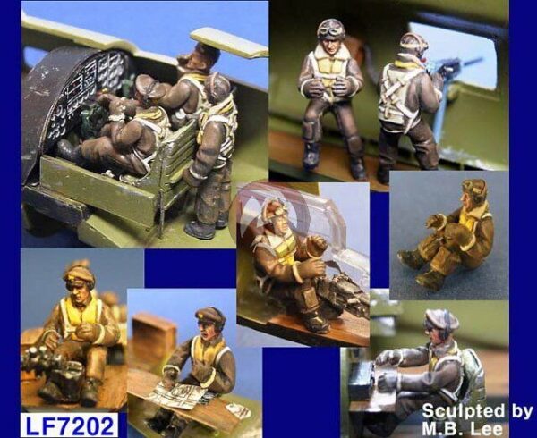 Legend Productions LF7202 B-17 Flying Fortress Crew Set 1/72 - Afbeelding 2