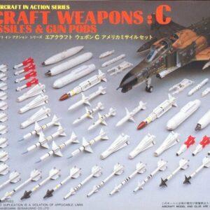 Hasegawa 36003 Aircraft Weapons : C     U.S. Missiles & Gun Pods 1/48