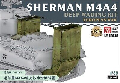 Lanmo Model LM35038 Sherman M4A4 Deep Wading Kit European War 1/35