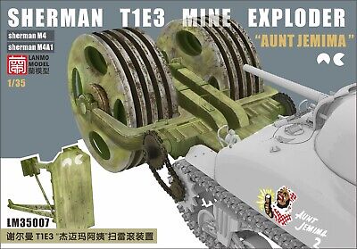 01 Lanmo Model LM35007 Sherman T1E3 Mine Exploder "Aunt Jemina" 1/35