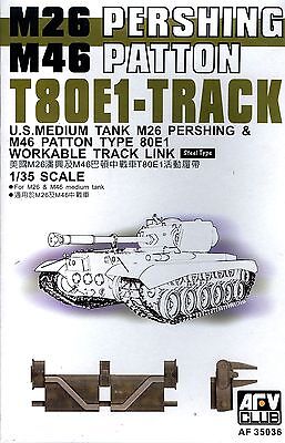 AFV Club AF 35036 M26 Pershing - M46 Patton T80E1-Track (Workable) 1/35