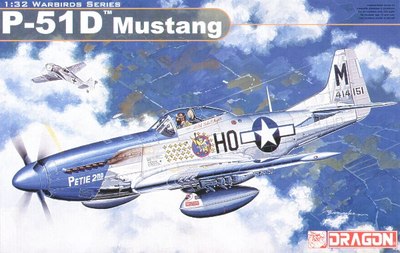 Dragon 3201 P-51D Mustang met NL Decals 1/32
