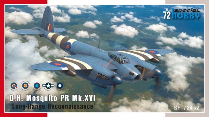 Special Hobby SH 72452 D.H. Mosquito PR Mk. XVI 'Long-Range Reconnaissance' 1/72