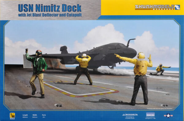 04 Skunkmodels Workshop 48020 USN Nimitz Deck with Jet Blast Deflector and Catapult 1/48