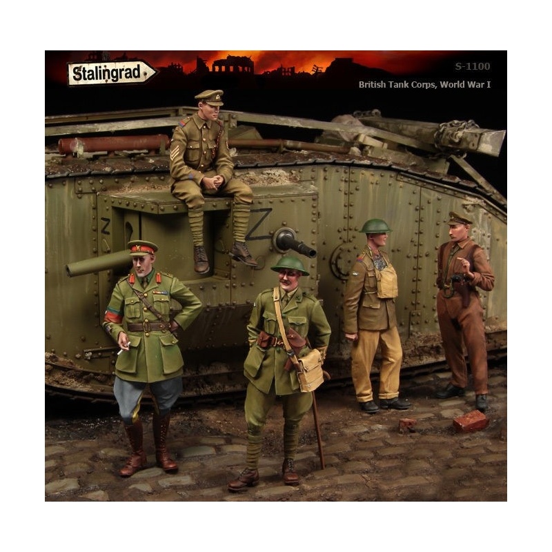 04 Stalingrad S-1100 British Tank Corps, World War I 1/35