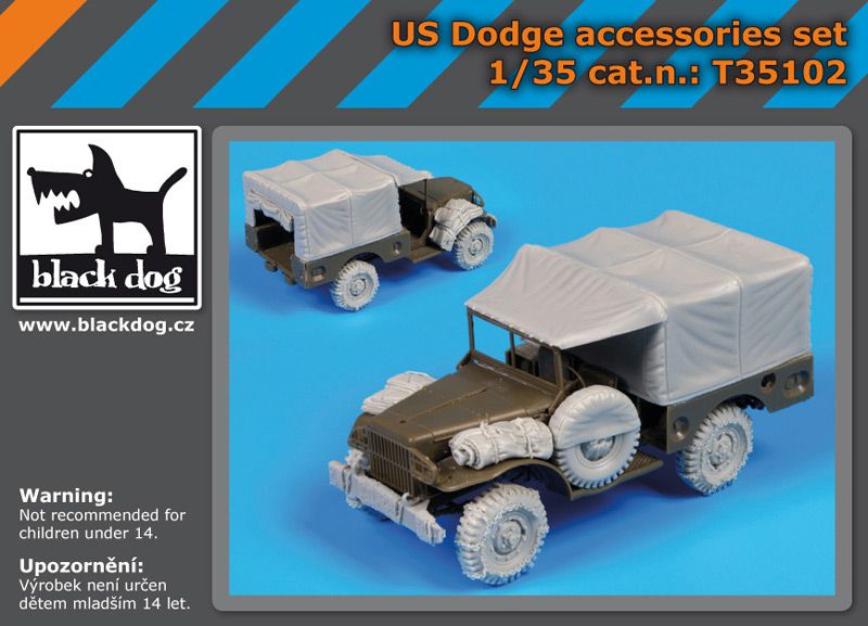Blackdog T35102 US Dodge Accessories Set 1/35