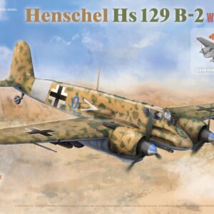 Takom 48001 Henschel Hs 129 B-2 w/Interior + Bonus Clear Parts 1/48