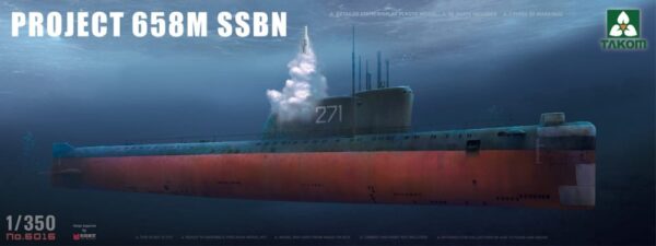 Takom 6016 Project 658M SSBN 1/350