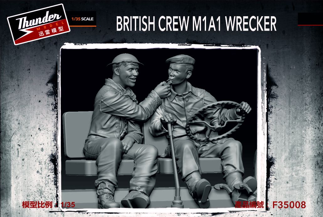 Thunder Model F35008 British Crew M1A1 Wrecker 1/35