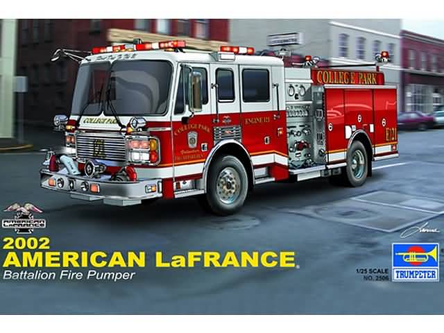 Trumpeter 02506 American LaFrance Eagle Fire Pumper 1/25