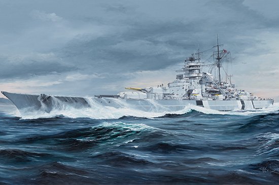 04 Trumpeter 05358 German Bismarck Battleship 1/350