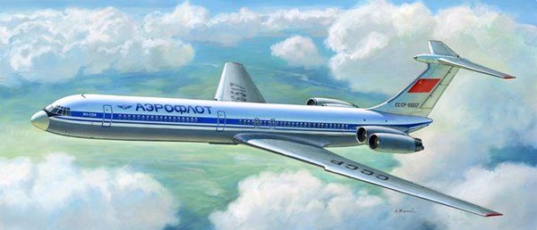Zvezda 7013 IL-62M Civil Airliner 1/144
