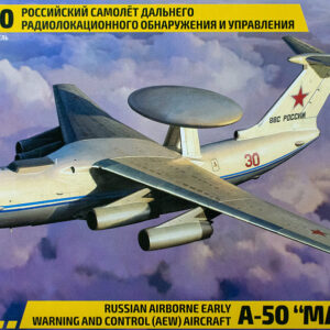 Zvezda 7024 Russian Airborne Early Warning and Control (AEW) Aircraft A-50 "Mainstay" 1/144