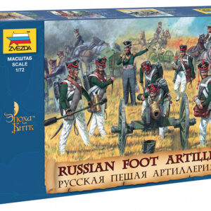 Zvezda 8022 Russian Foot Artillery 1812-1814 1/72